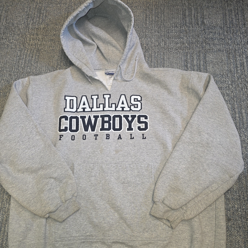 Dallas Cowboys Football Gray Hoodie